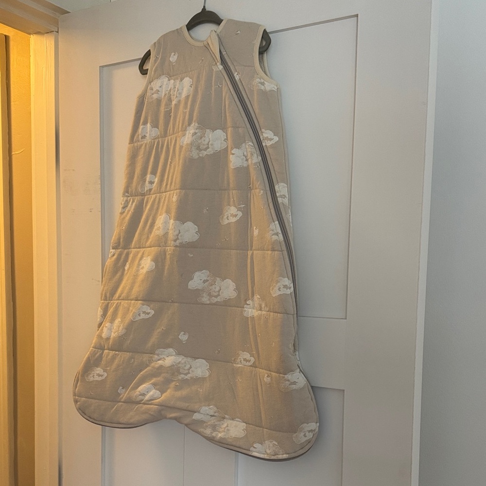 Burt's Bees Baby Cream Sleep Sack with Subtle Print